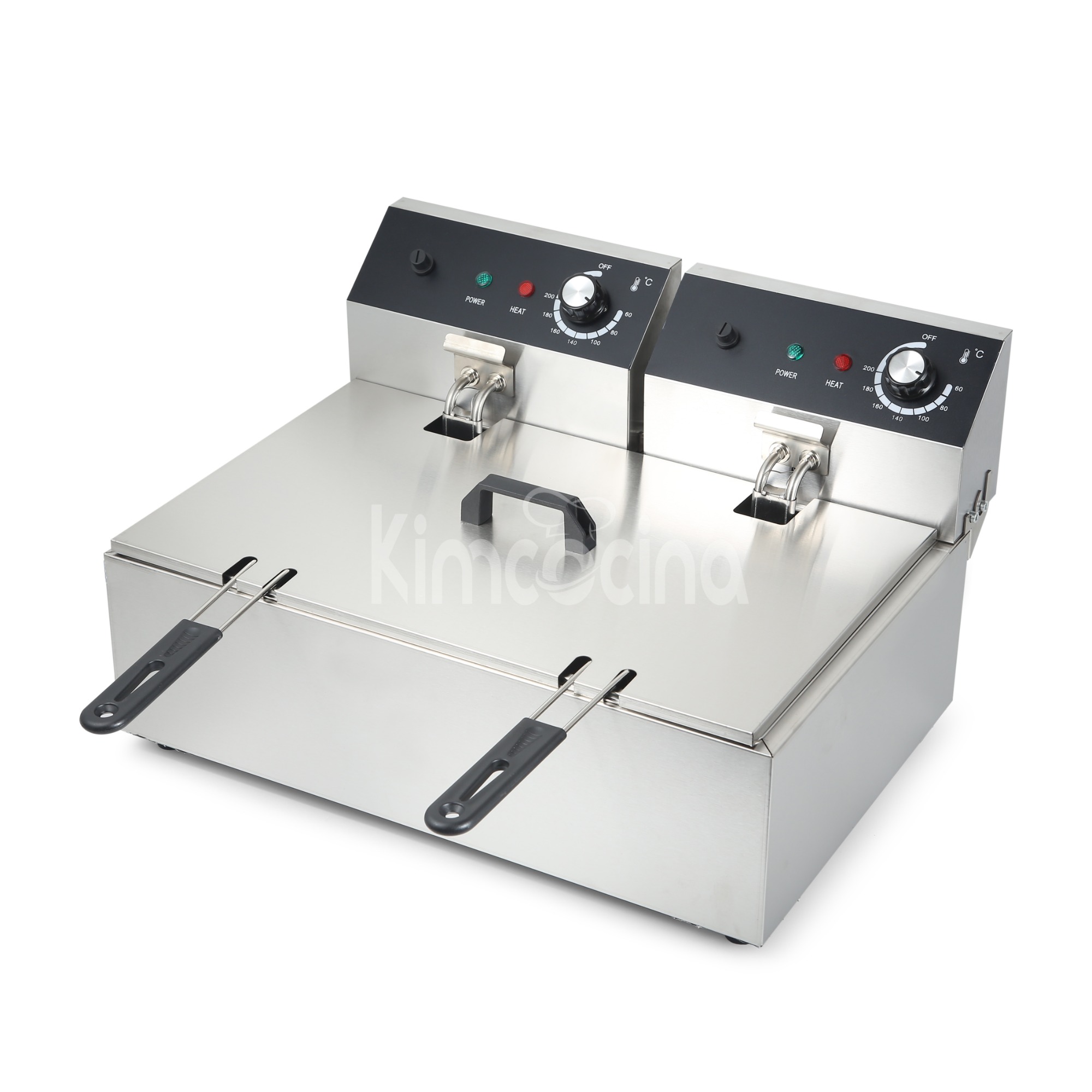 kimcocina 1-Tank 2-Basket freidoras electricas