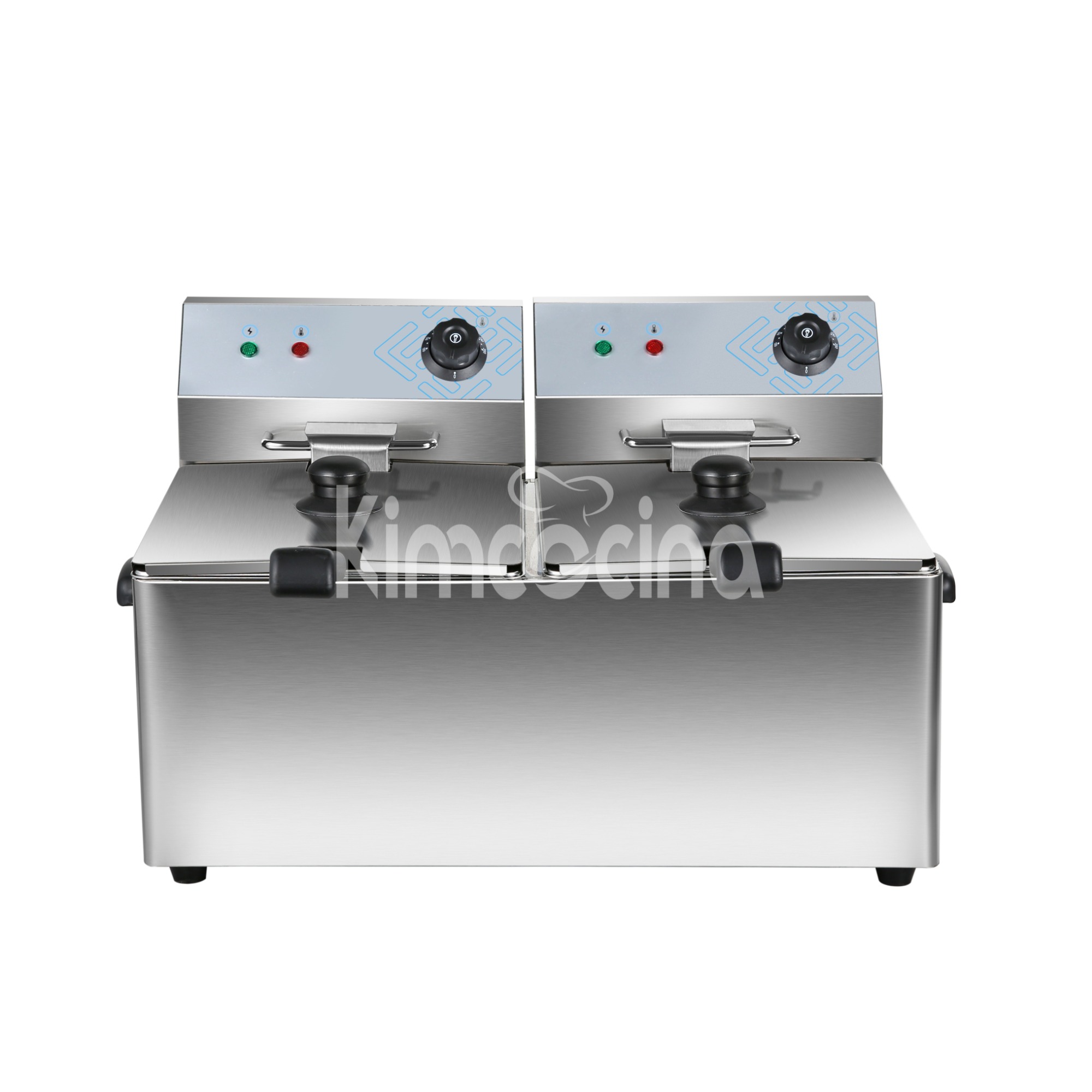 kimcocina 2-Tank 2-Basket Freidoras electricas