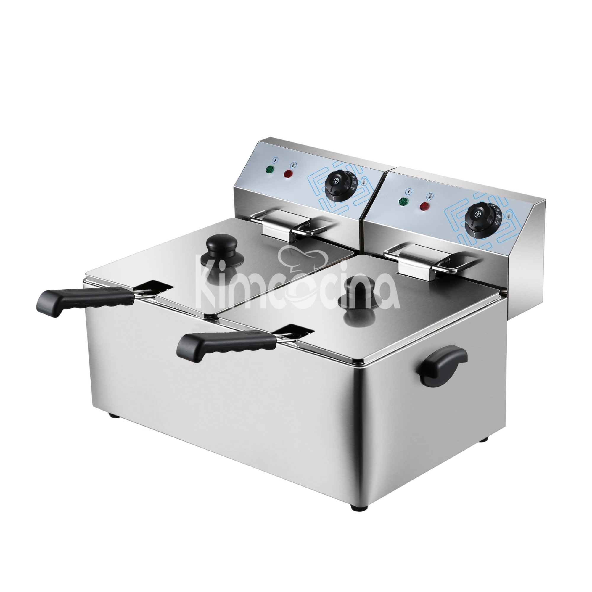 kimcocina 2-Tank 2-Basket Freidoras electricas