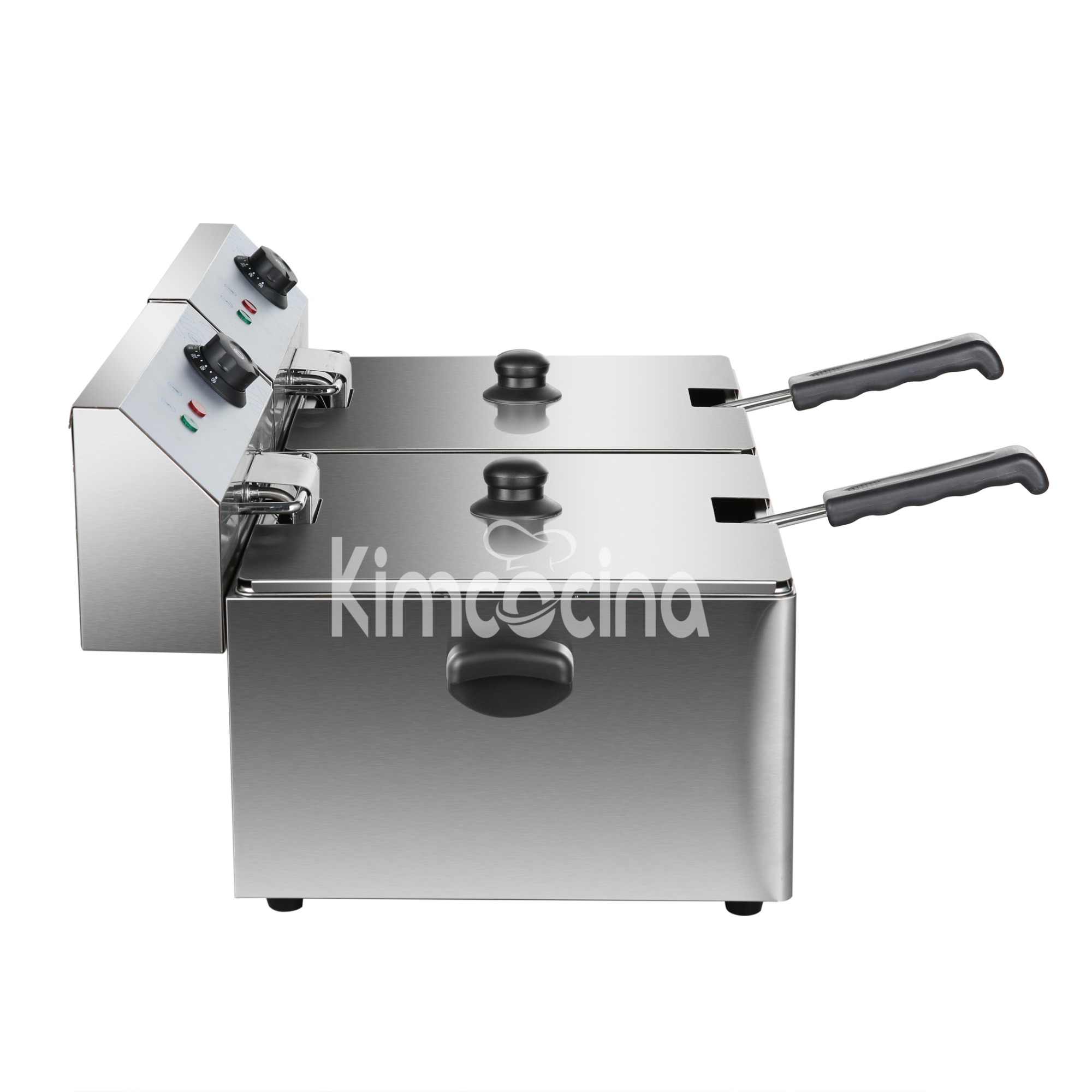 kimcocina 2-Tank 2-Basket Freidoras electricas