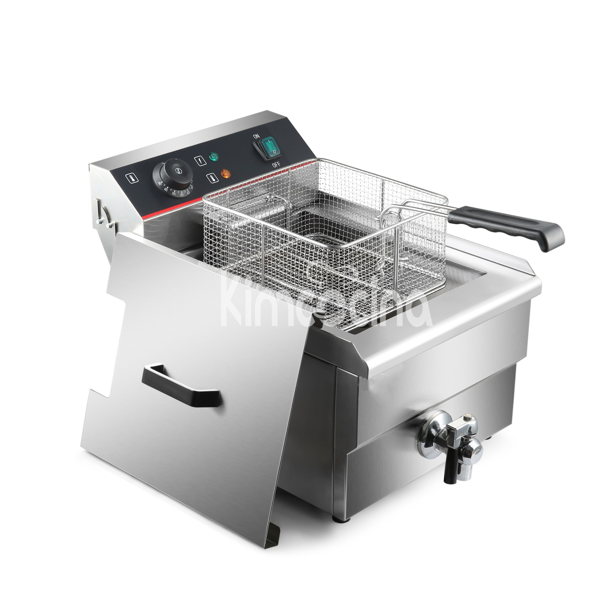 kimcocina 1-Tank 1-Basket Freidora electrica
