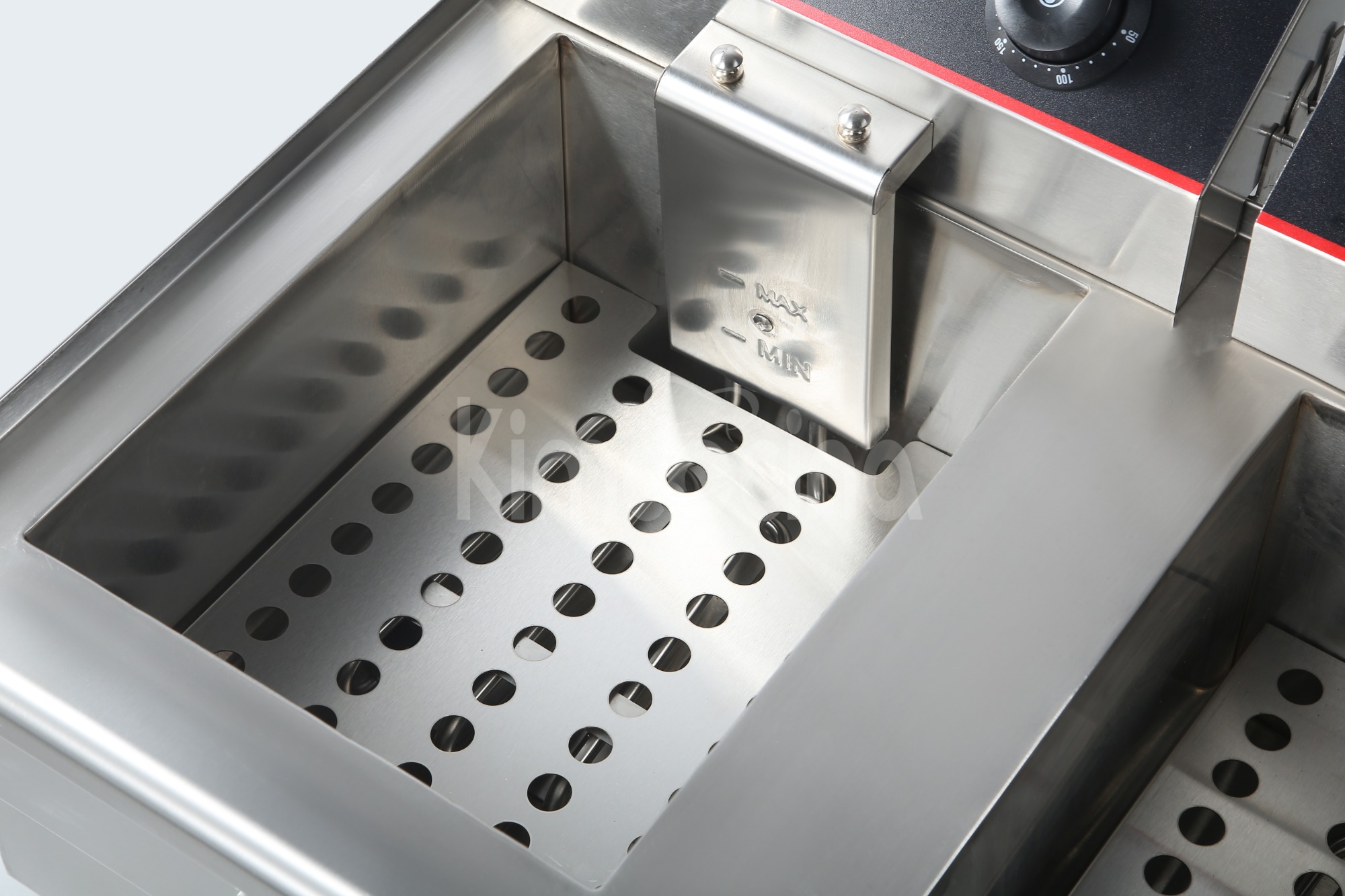 kimcocina 2-Tank 2-Basket Freidora electrica
