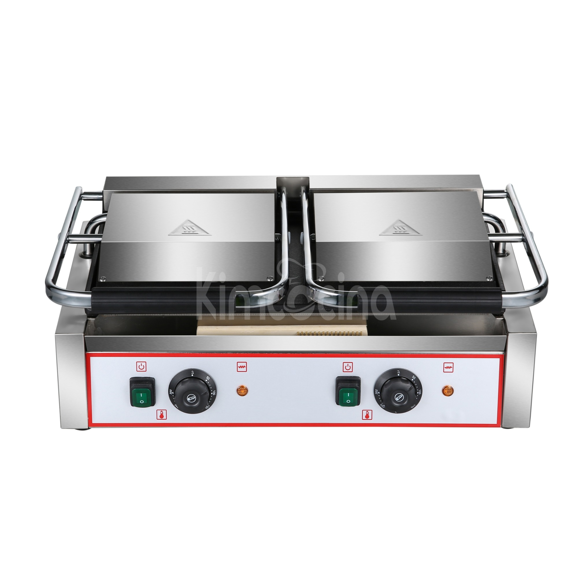 kimcocina Parrilla electrica de contacto plana