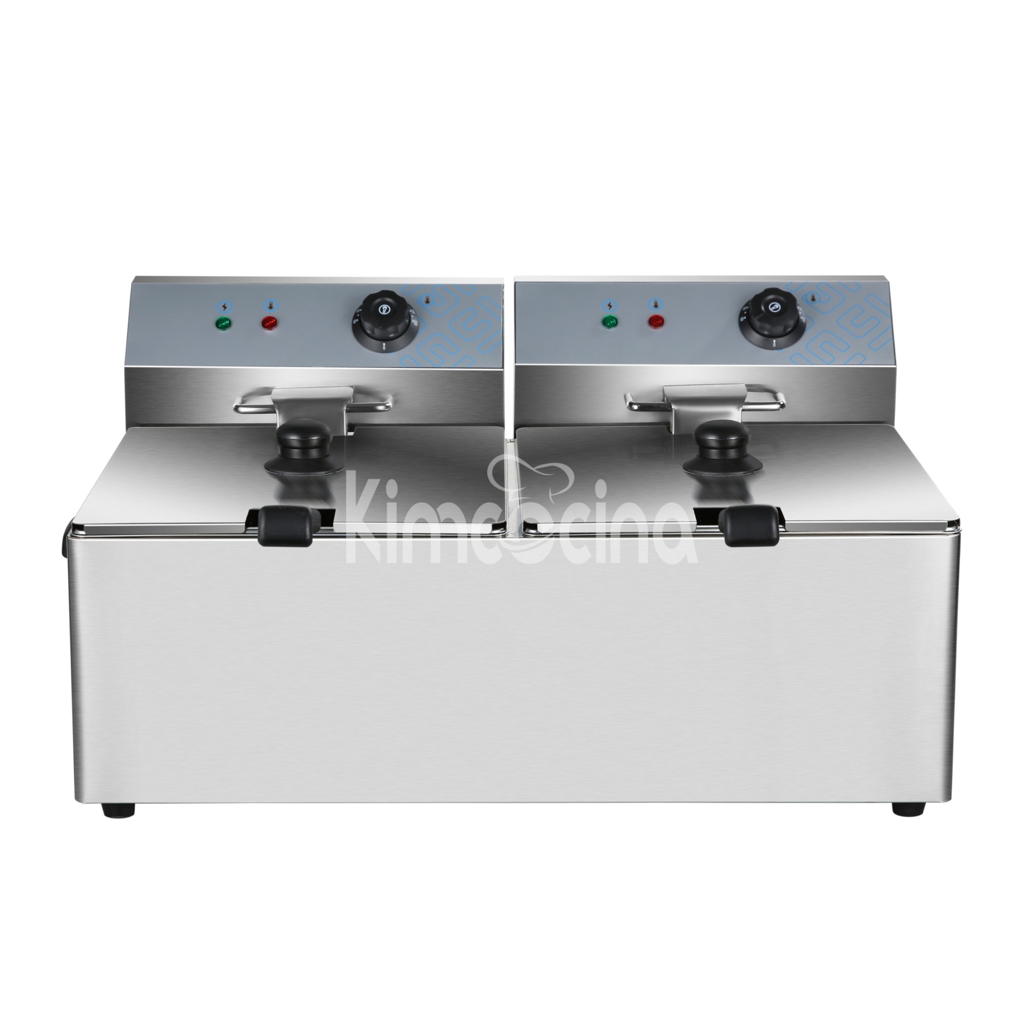 kimcocina 2-Tank 2-Basket Freidoras electricas