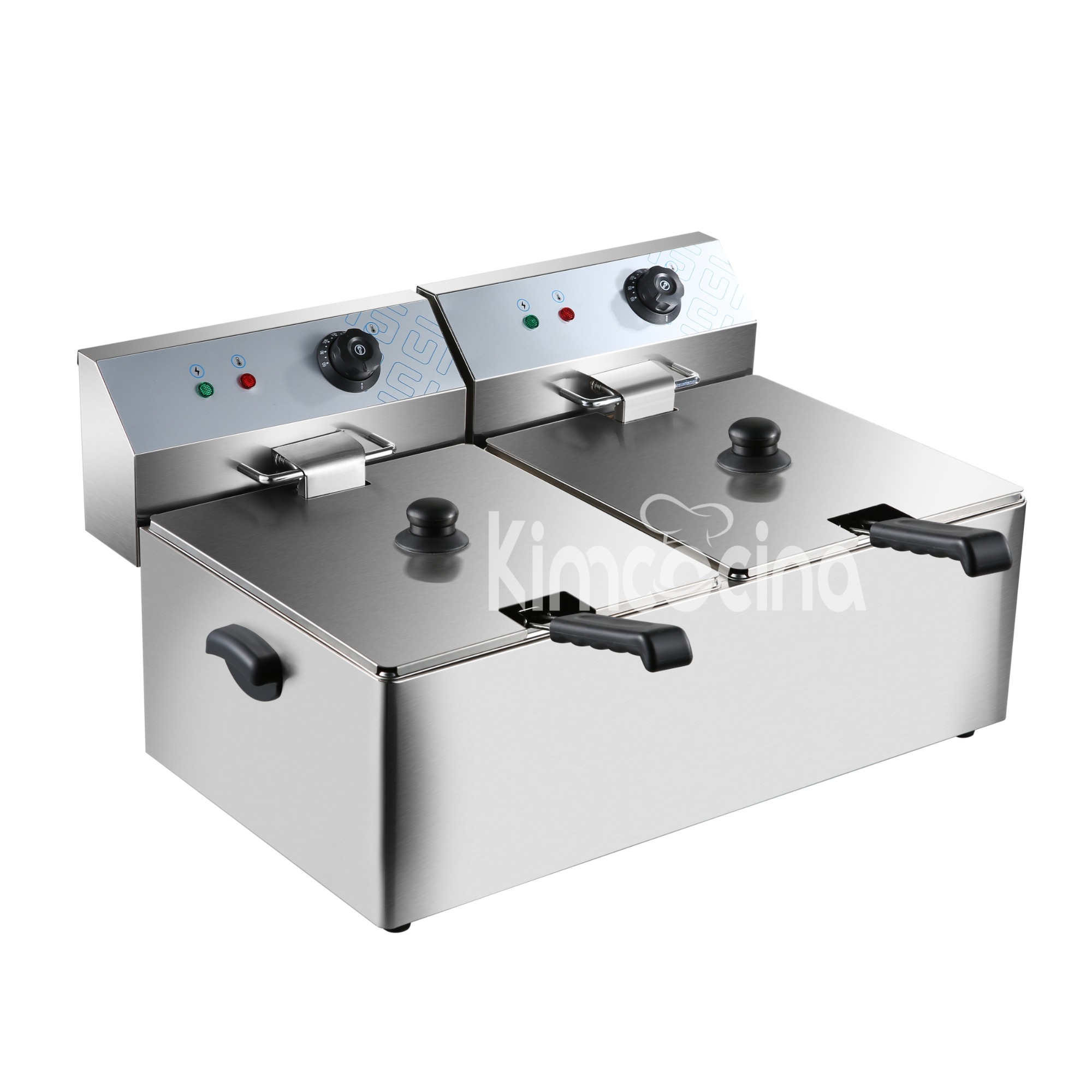 kimcocina 2-Tank 2-Basket Freidoras electricas