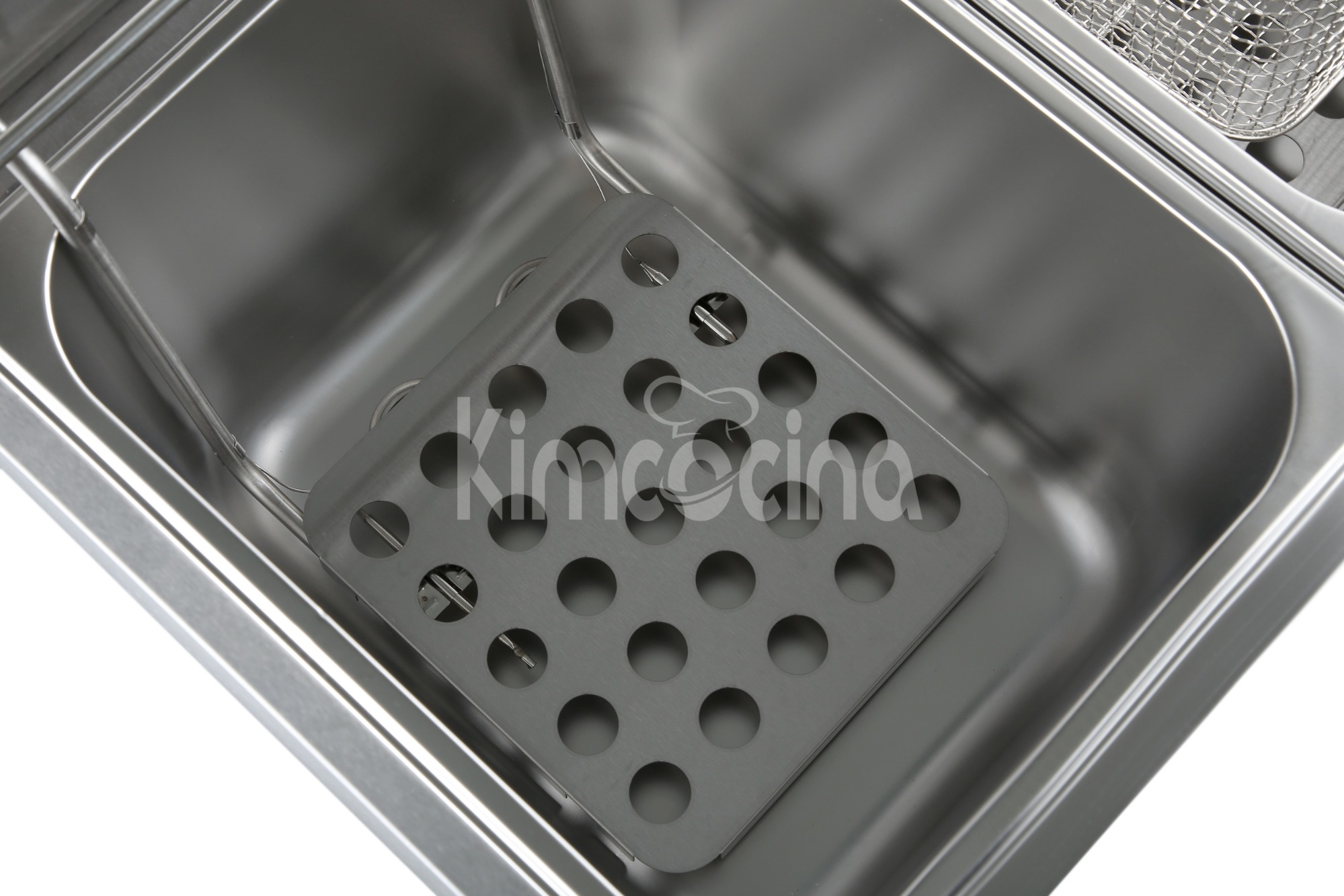 kimcocina 2-Tank 2-Basket freidoras electricas