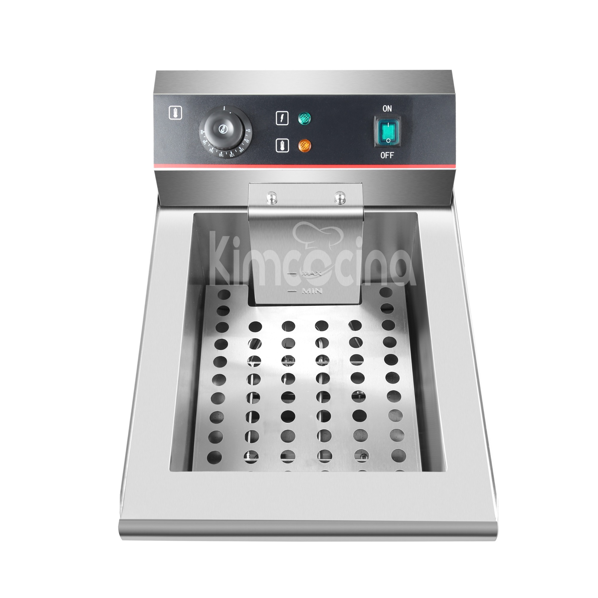 kimcocina 1-Tank 1-Basket Freidora electrica