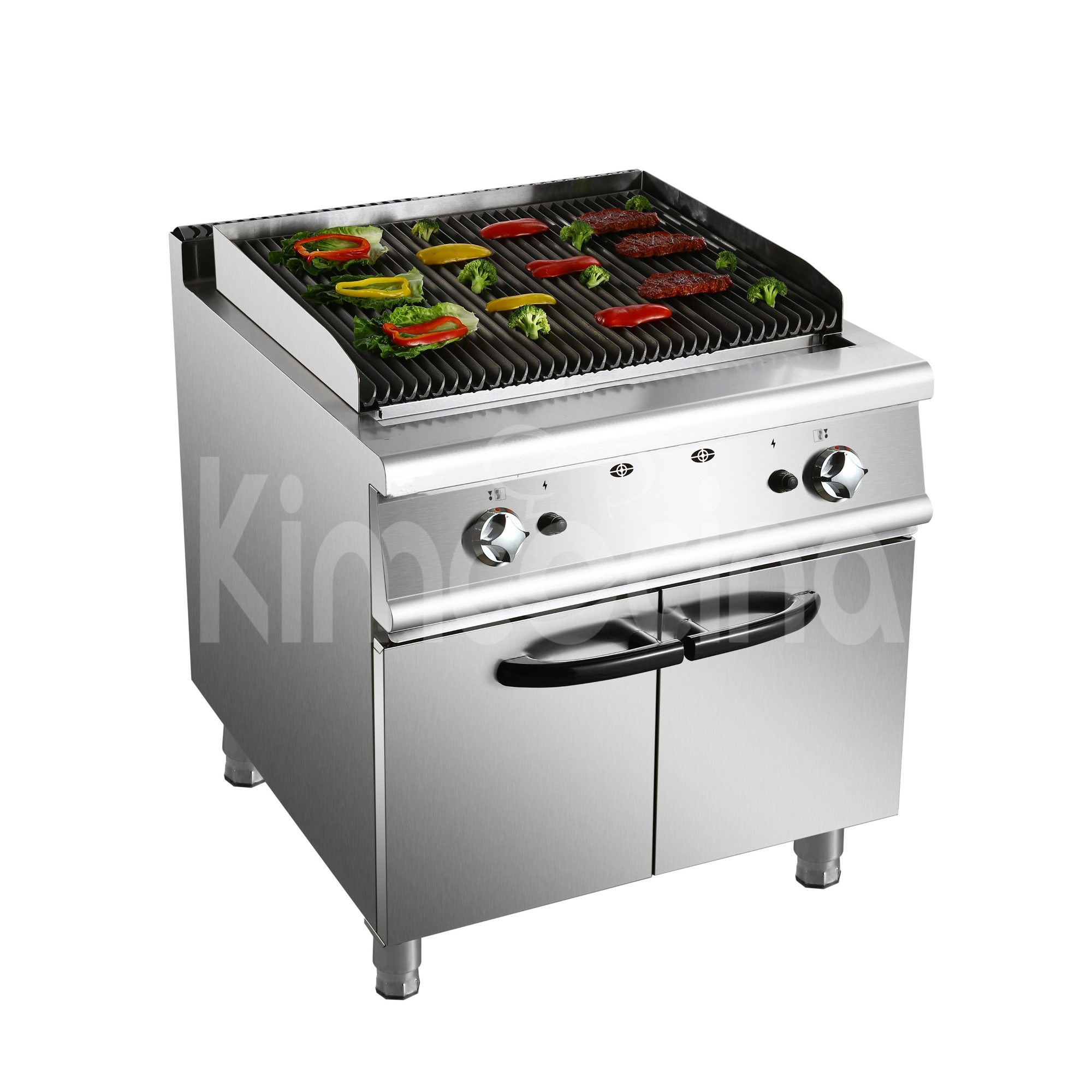 kimcocina Gas Barbacoas con piedra volcanica