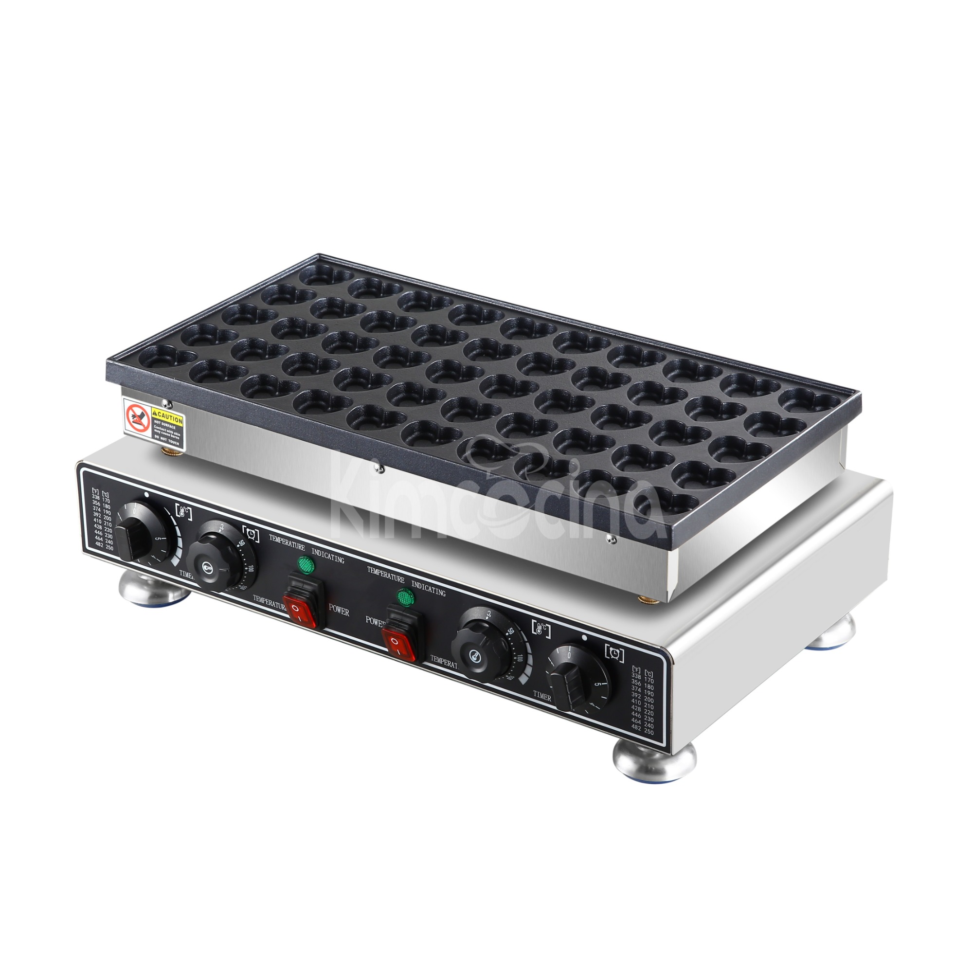 kimcocina 50 Hole Dutch Pancakes Baker Maker