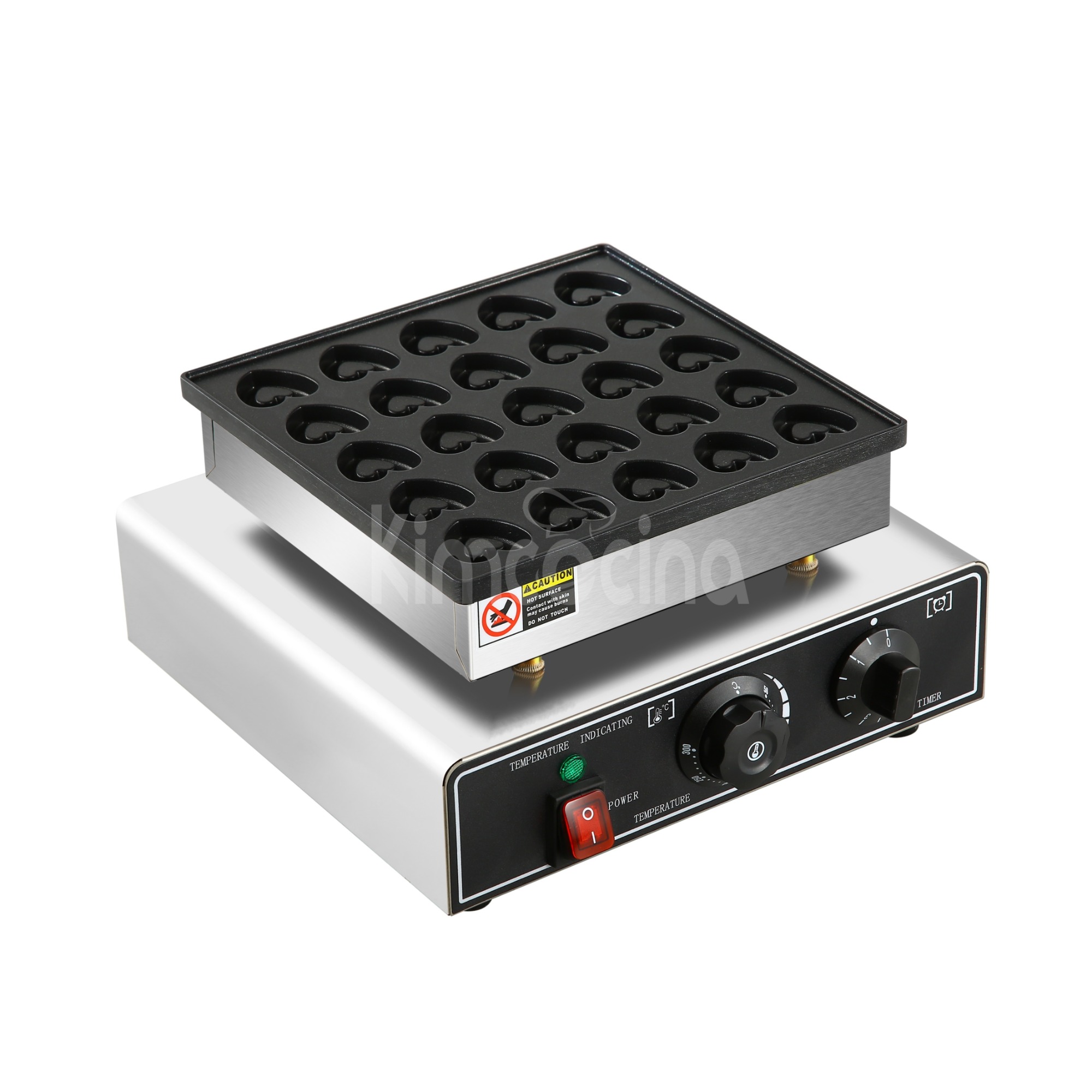 kimcocina 25 Hole Heart Shaped Muffin Maker