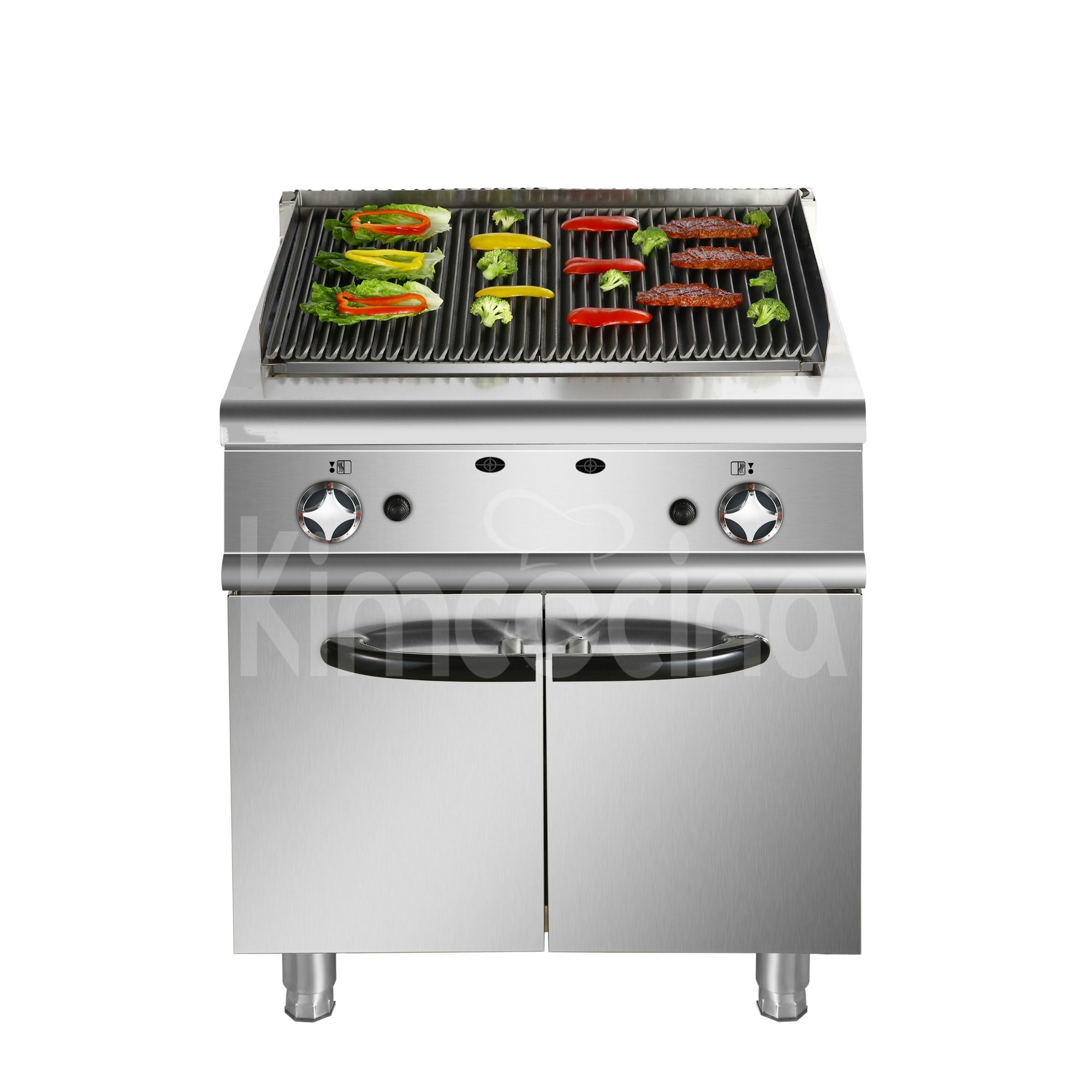 kimcocina Gas Barbacoas con piedra volcanica