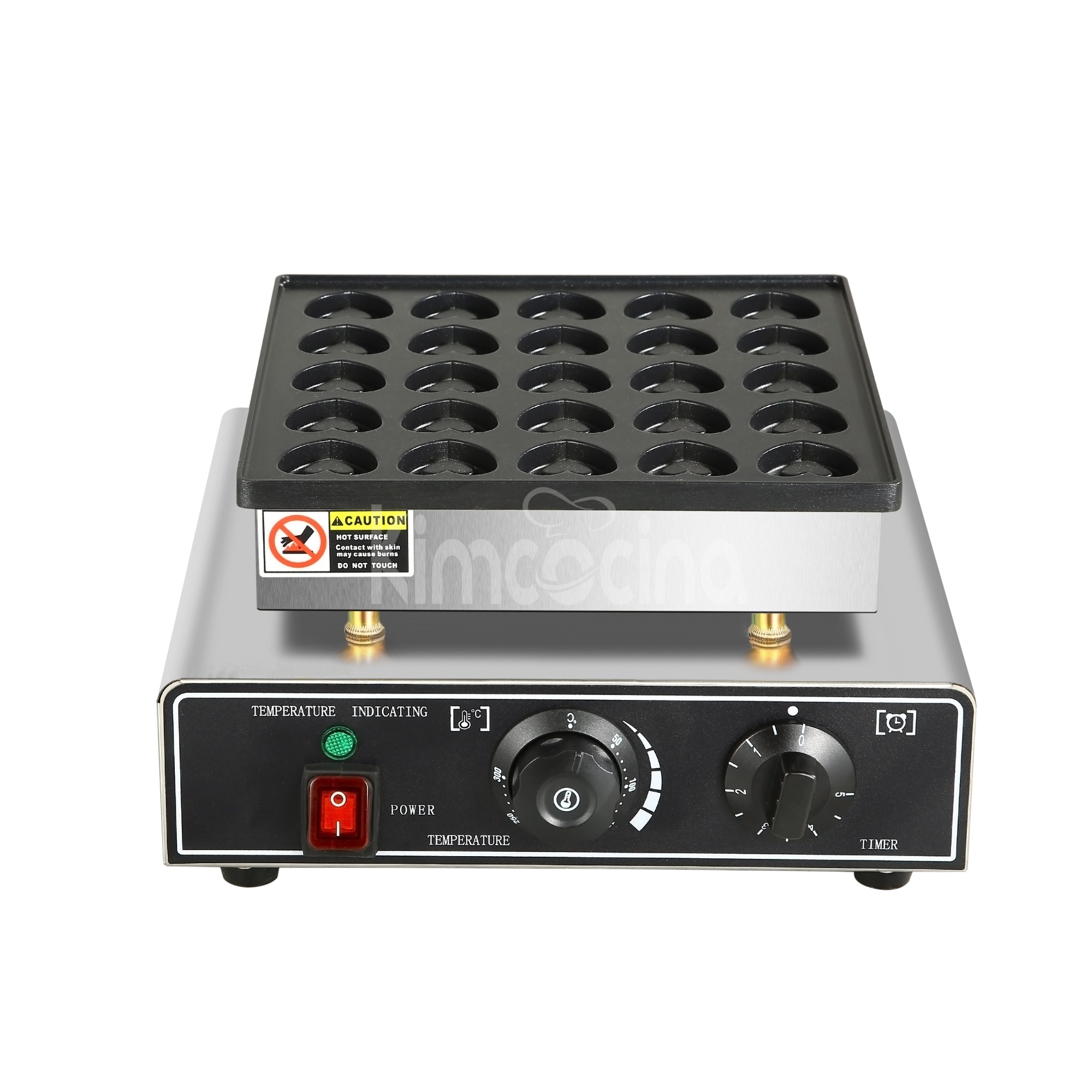 kimcocina 25 Hole Heart Shaped Muffin Maker