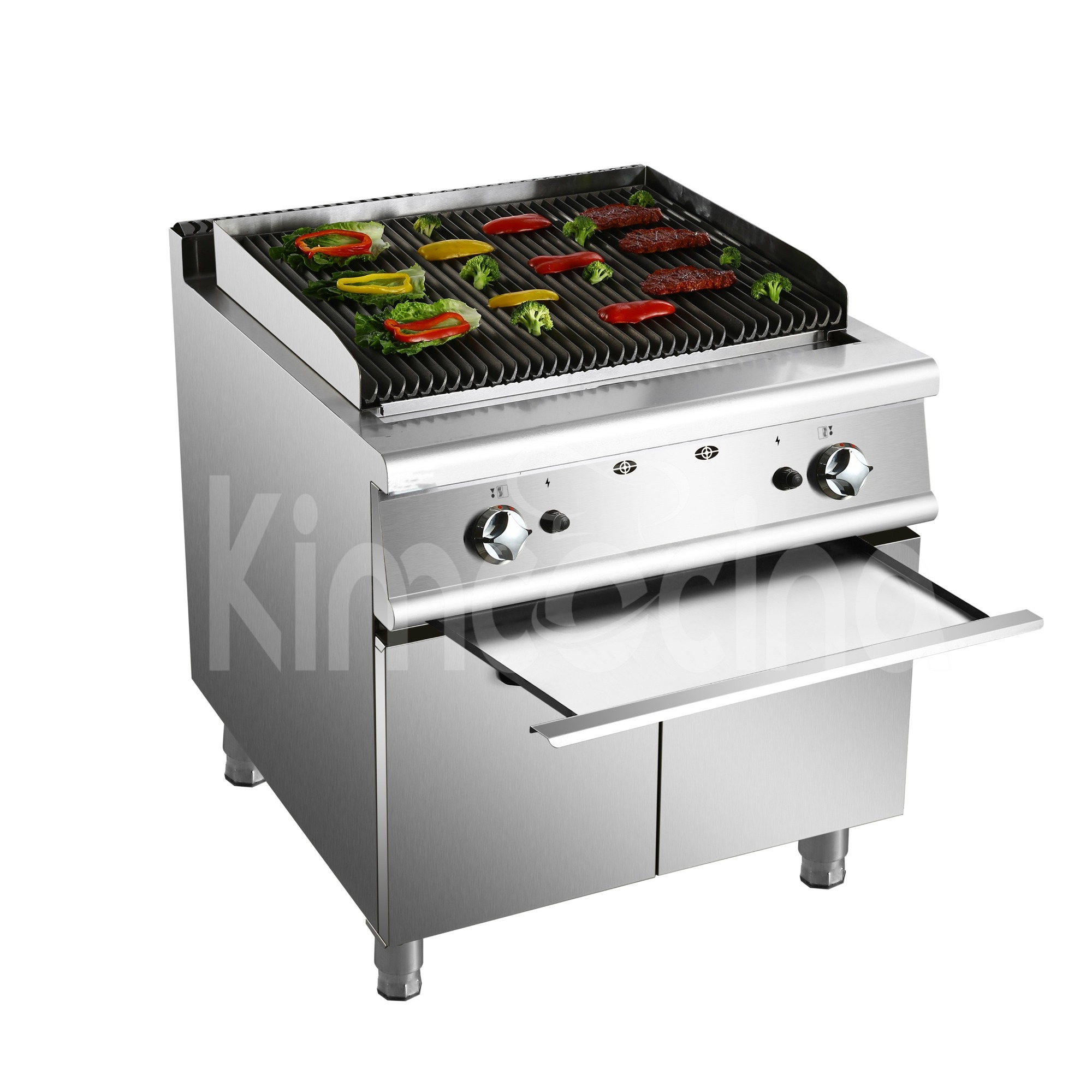 kimcocina Gas Barbacoas con piedra volcanica