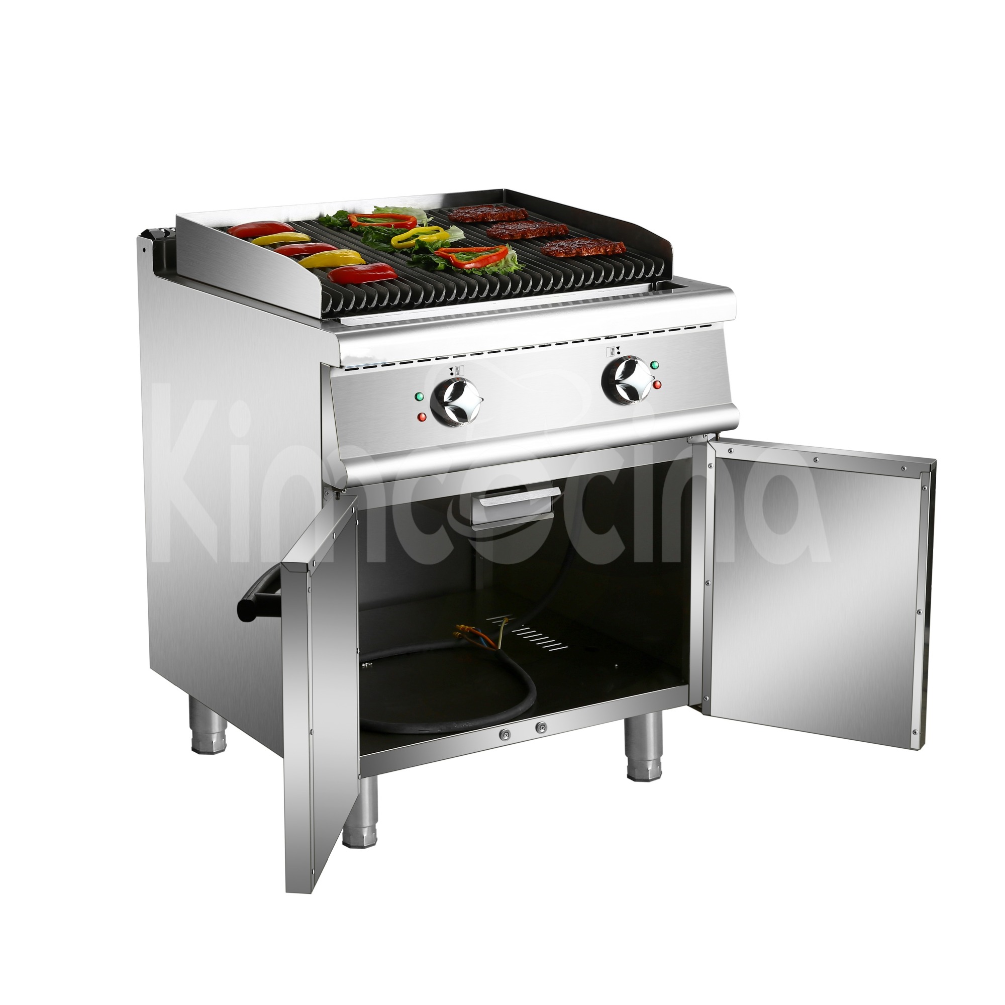 kimcocina Electrico Barbacoas con piedra volcanica
