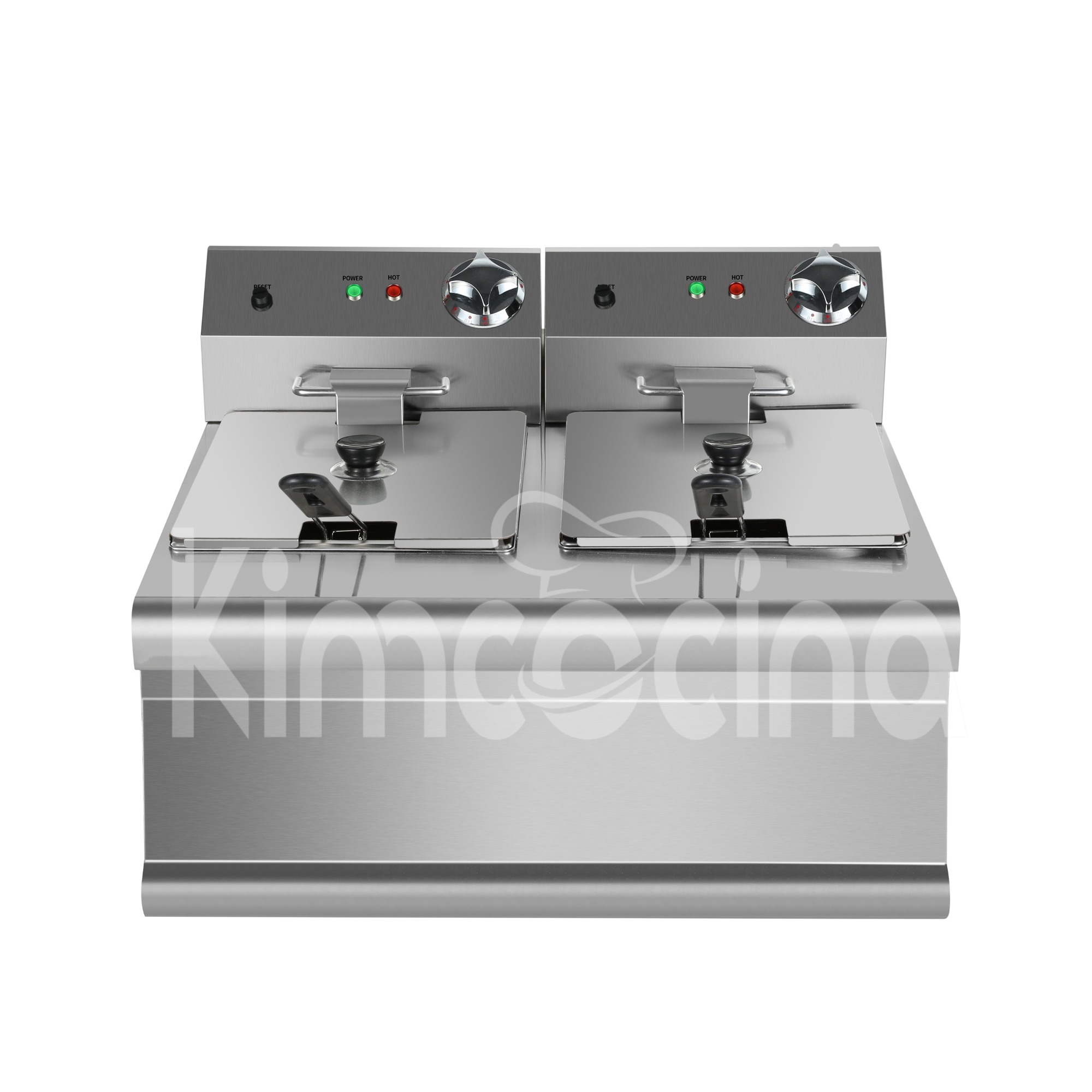 Freidoras a Gas Counter Top 2-Tank 2-Basket