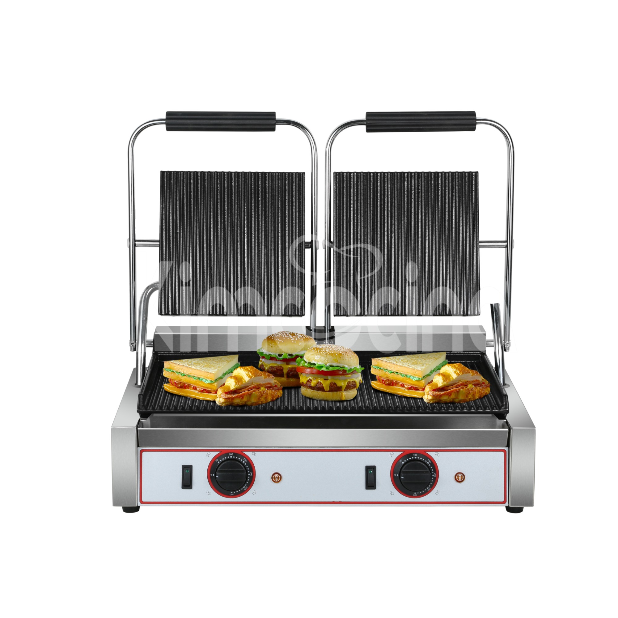 Electric panini grill