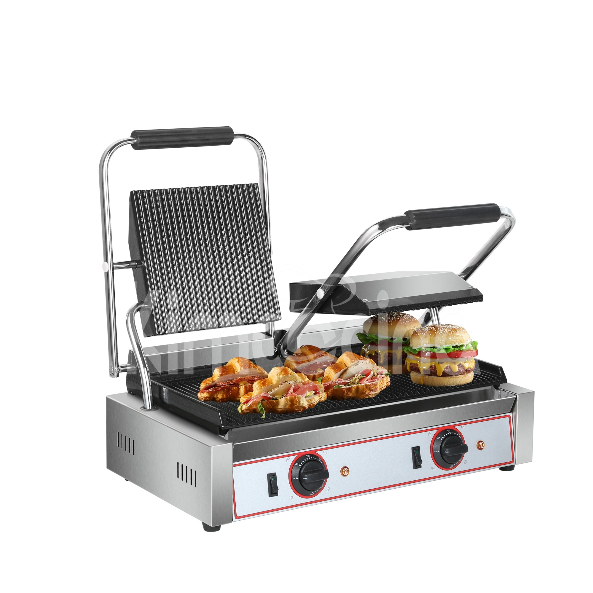 Electric panini grill