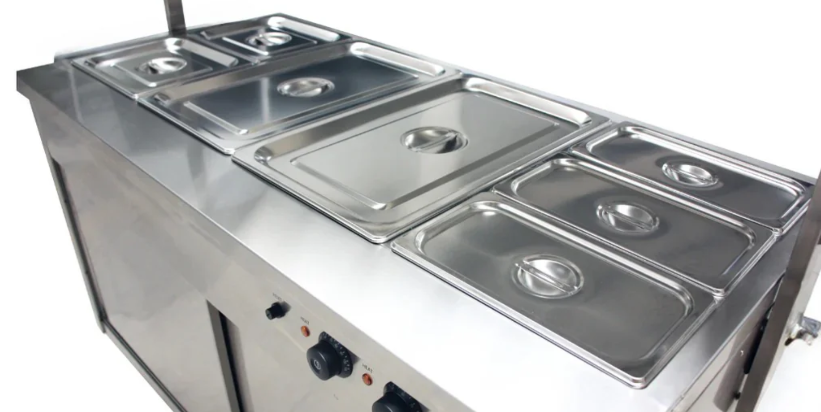 Food Warmer Cart With gantry