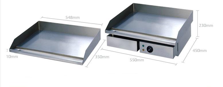 Commercial Electric Griddle 3kw Hotplate