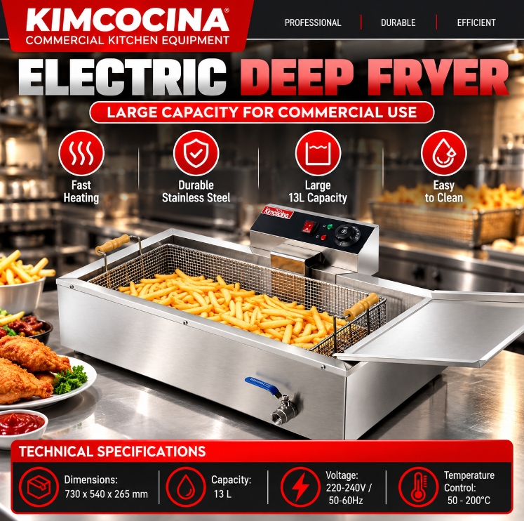 Electric Fryer (with tap)